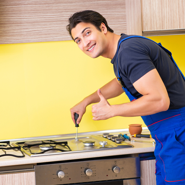 can you provide references from satisfied stove repair customers in Blandinsville